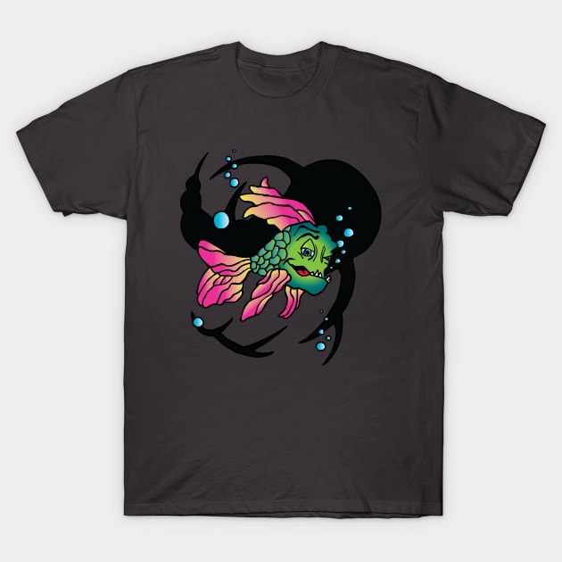 Dready Fish Teeth Shirts T-Shirt by CreaturePop